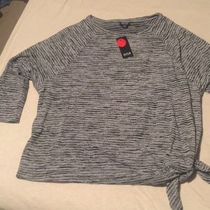 Grey and black patterned shirt